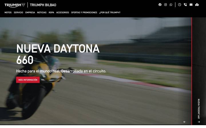 Web de Triumph Bilbao